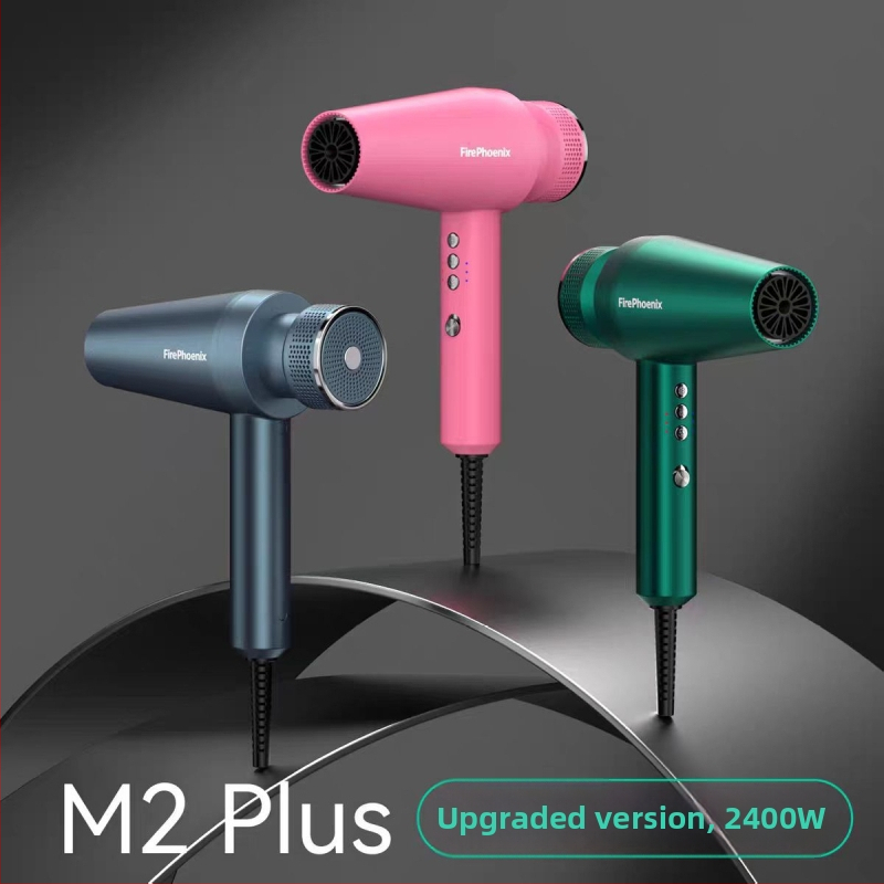 Fire Phoenix profesionálny sušič vlasov pre salón s bezkartáčovým motorom, 2000W, 220V, riadenie teploty studený/horúci, negatívne ióny