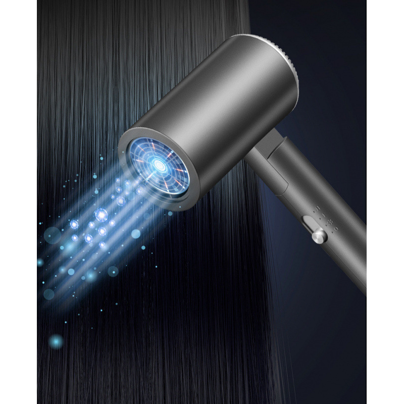 Αναδιπλούμενο πιστολάκι μαλλιών για δωμάτια ξενοδοχείου, με κινητήρα χωρίς ψήκτρες, 4 ταχύτητες, κρύος/θερμός αέρα, προστασία από υπερθέρμανση, ακροφύσιο συγκεντρωτή