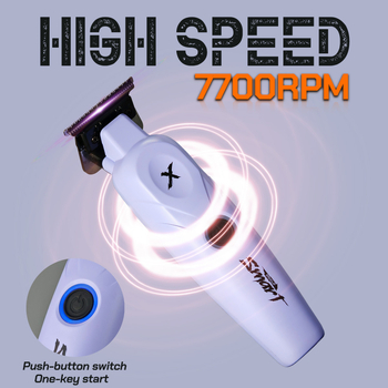 Brdclip BRD-109 uređaj za šišanje kose s kefnim motorom 7700 RPM, punjiv, ugrađena baterija 1000-1200 mAh, odvojiva i periva oštrica od nehrđajućeg čelika