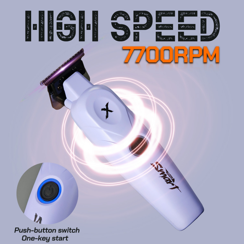 Brdclip BRD-109 uređaj za šišanje kose s kefnim motorom 7700 RPM, punjiv, ugrađena baterija 1000-1200 mAh, odvojiva i periva oštrica od nehrđajućeg čelika