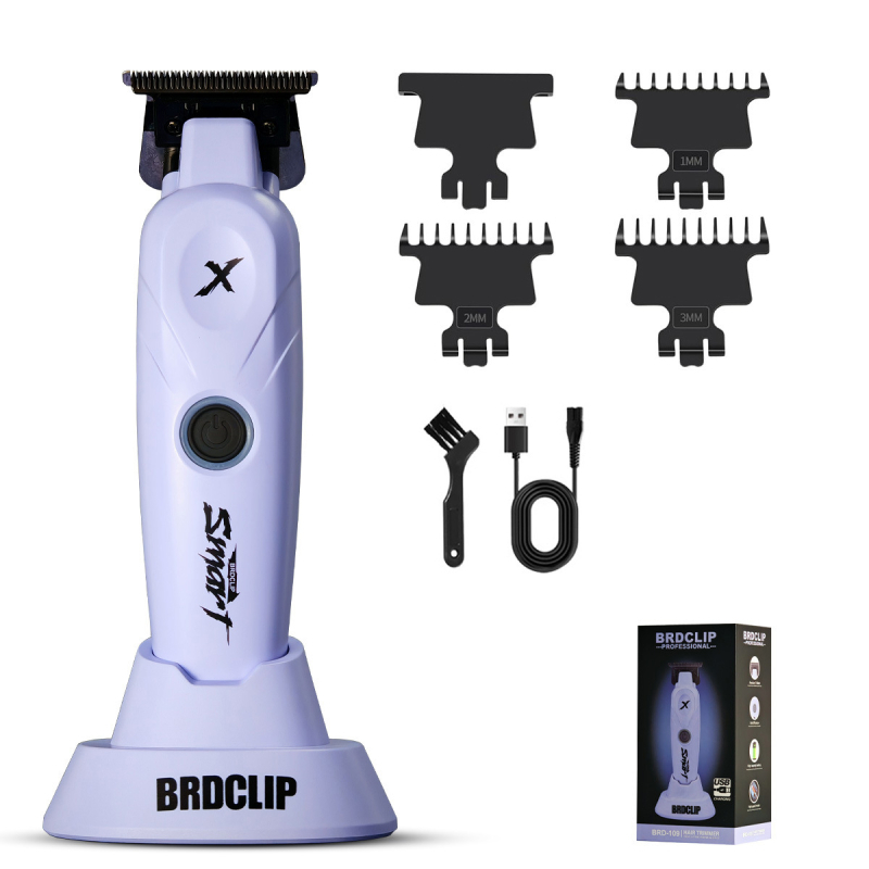 Brdclip BRD-109 uređaj za šišanje kose s kefnim motorom 7700 RPM, punjiv, ugrađena baterija 1000-1200 mAh, odvojiva i periva oštrica od nehrđajućeg čelika