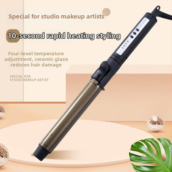 Profesionálny rotujúci kulmovací prístroj pre štúdio, s priemerom 31 mm a viac; 3 v 1: sušenie, natáčanie, vyrovnávanie; turmalín-keramický vykurovací prvok; nastaviteľná teplota