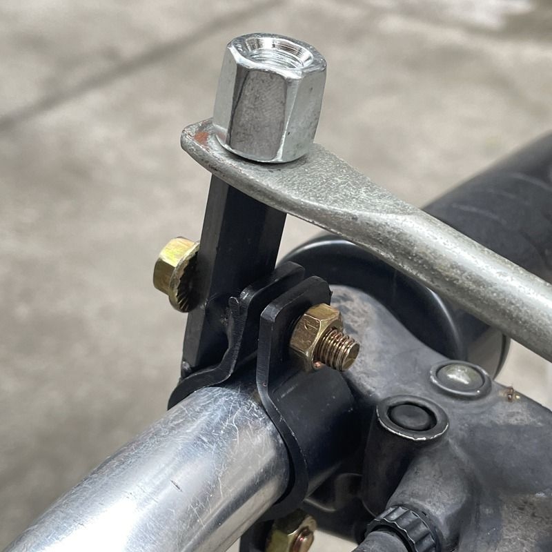 Držač sjenila za električni bicikl s čvrstom bazom i adapterom za retrovizor