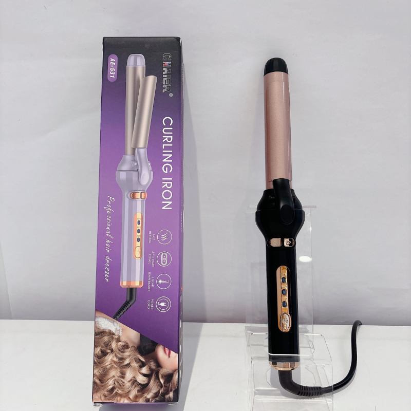 Pegla za kosu i uvijač – dvostruka funkcija, keramno grijanje, 50W, 220V, 2-stupanjaska kontrola temperature