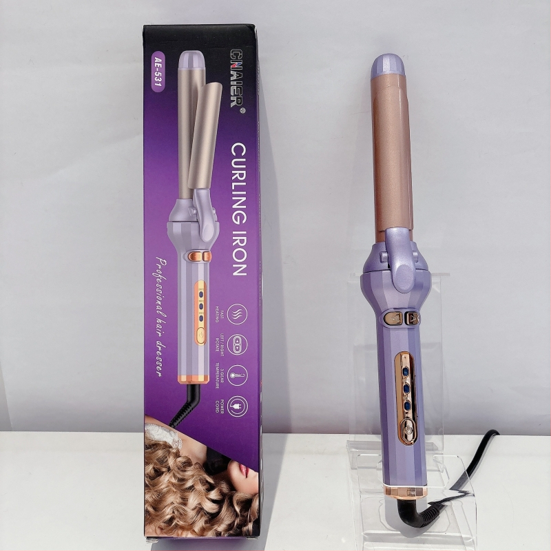 Vlasy – kulmovanie a žehlenie – dvojfunkčné, keramické zahrievanie, 50W, 220V, 2-stupňová regulácia teploty