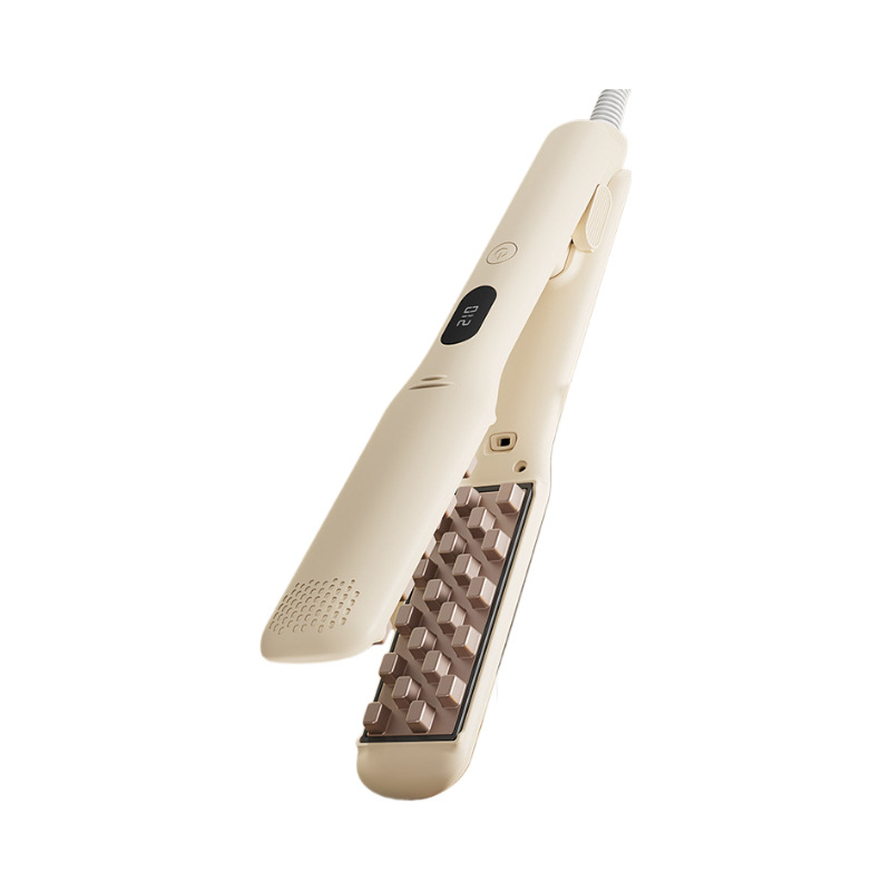 Tro-in-1 alat za stiliziranje kose za suhu, kovrčavu i ravnu kosu s turmalinsko-keramičkim valjkom, promjer 31 mm ili veći, bežično napajanje litijskom baterijom