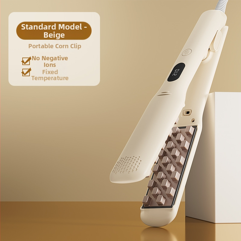 3 v 1 nástroj na styling vlasov pre suché, kučeravé a rovné vlasy s turmalínovo keramickým valcom, priemer 31 mm a viac, bezdrôtové napájanie Li-ion batériou