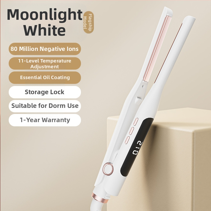 Pánska žehlička na vlasy, 3 v 1: kulmovanie a narovnávanie, turmalín keramika, priemer 31 mm, LCD displej, 220 V