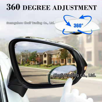 Tree Leaf vonkajšie spätné zrkadlo, 360° panoramatický široký uhol, vysoké rozlíšenie sklenená šošovka, nastaviteľný uhol