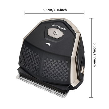 L802 elektromos hajvágó, beépített 500–800 mAh akkumulátorral, 5W motor, teljes acél pengékkel, vízálló