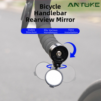 Kerékpár hátsó visszapillantó tükör, konvex, akril, testreszabható, nem importált, közúti és MTB kerékpárokhoz