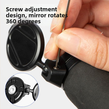 Kerékpár hátsó visszapillantó tükör, konvex, akril, testreszabható, nem importált, közúti és MTB kerékpárokhoz