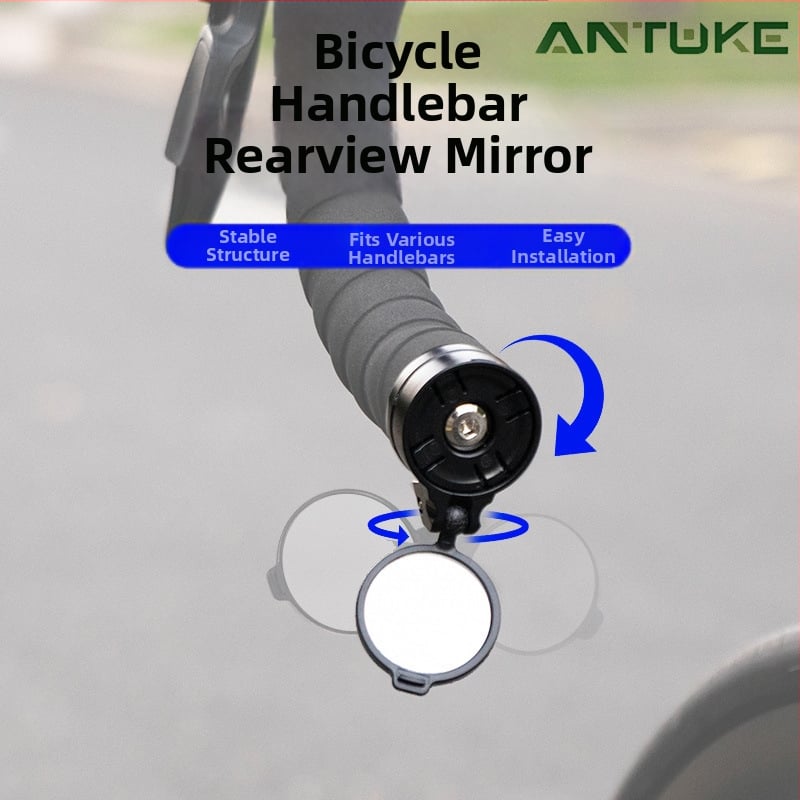 Kerékpár hátsó visszapillantó tükör, konvex, akril, testreszabható, nem importált, közúti és MTB kerékpárokhoz