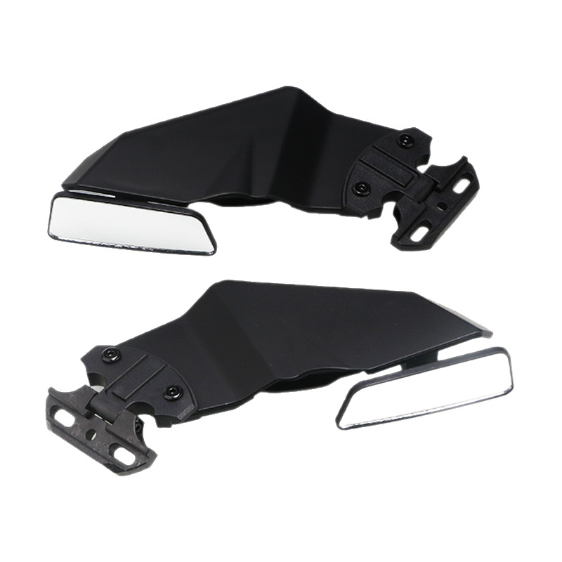 Универсален ABS спойлер за огледало на мотоциклета, квадратно огледало, дефлектор за вятър