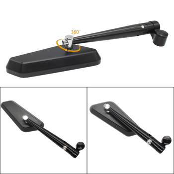 Мотоциклетно огледало CNC алуминиева сплав – подходящо за повечето мотори (Model: M-RM006; Материал: алуминиева сплав; Монтаж: положителни и отрицателни зъби; Приложими модели: General)