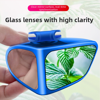 Mali okrugli retrovizor za vožnju unatrag za auto, dvostrani pomoćni retrovizor za prednje i stražnje kotače, 360° mrtvi kut, širokokutni prikaz