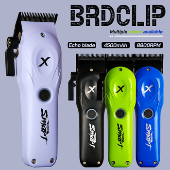 Brdclip Brd-108 Električni kliješta za kosu s brushless motorom, oštrice od nehrđajućeg čelika, napajanje putem baterije, kapacitet baterije 4000-6000 mAh, trajanje 1–3 sata