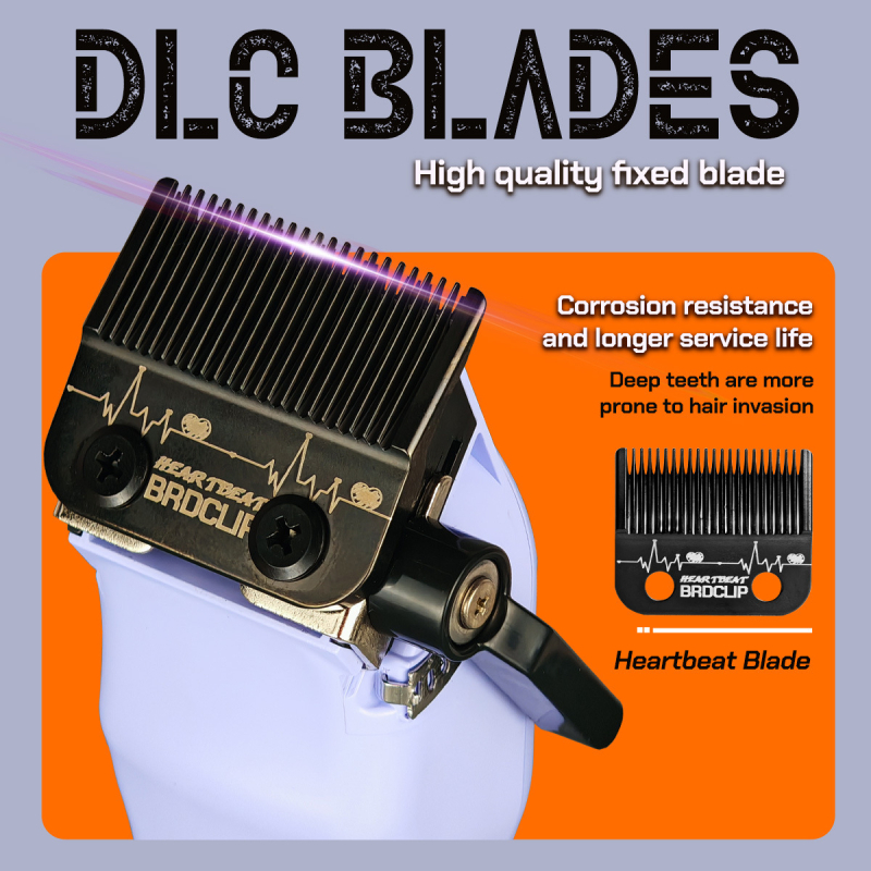 Brdclip Brd-108 Električni kliješta za kosu s brushless motorom, oštrice od nehrđajućeg čelika, napajanje putem baterije, kapacitet baterije 4000-6000 mAh, trajanje 1–3 sata