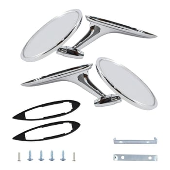 Задно огледало за автомобил, цинкова сплав, XCLPF, 0V