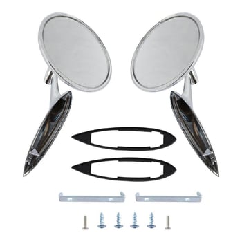 Задно огледало за автомобил, цинкова сплав, XCLPF, 0V