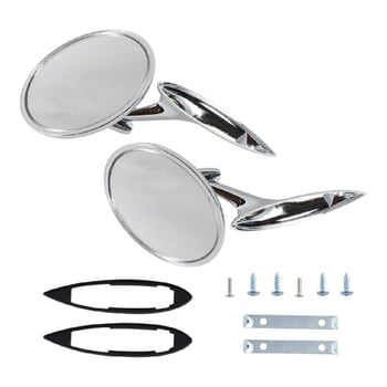 Задно огледало за автомобил, цинкова сплав, XCLPF, 0V