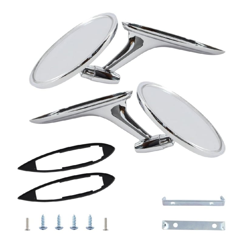 Задно огледало за автомобил, цинкова сплав, XCLPF, 0V