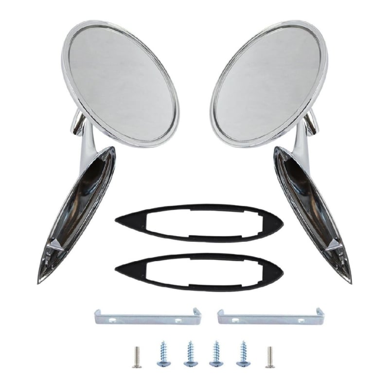 Задно огледало за автомобил, цинкова сплав, XCLPF, 0V