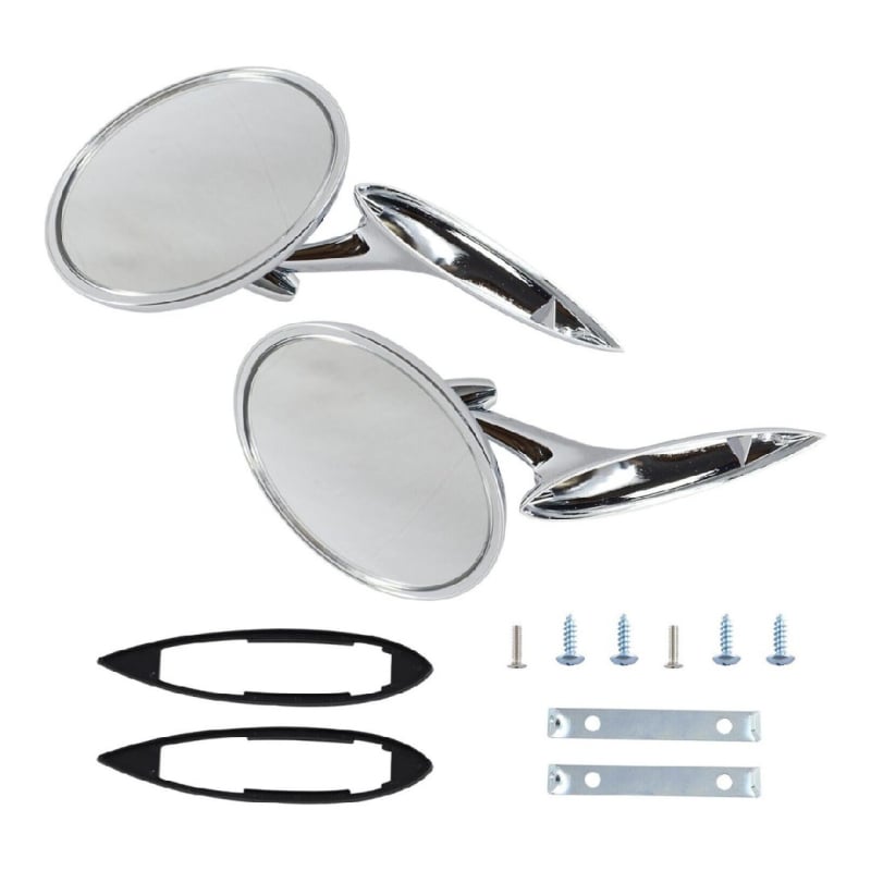 Задно огледало за автомобил, цинкова сплав, XCLPF, 0V