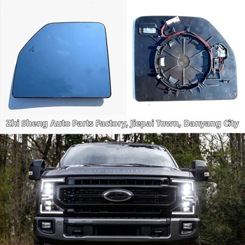 Predné zrkadlo s vyhrievaným slepým miestom pre Ford F-150 (2015-2020) a F-250-F-550 (2017-2022) – ABS, 160 g, zakrivená plocha