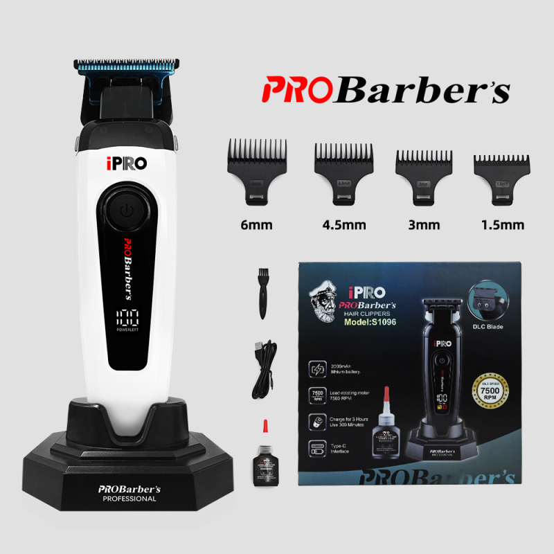 Mașină de tuns păr pentru gravură, trimmer electric pentru tuns, utilizare casnică, motor fără perii, lame din oțel inoxidabil, baterie încorporată 2000-4000 mAh, autonomie 3-6 ore, zgomot 46-70 dB