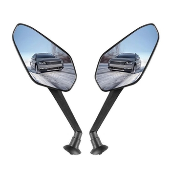 Set oglindă retrovizoare pentru vehicule electrice, pereche; oglindă convexă cu câmp vizual larg; carcasă din plastic