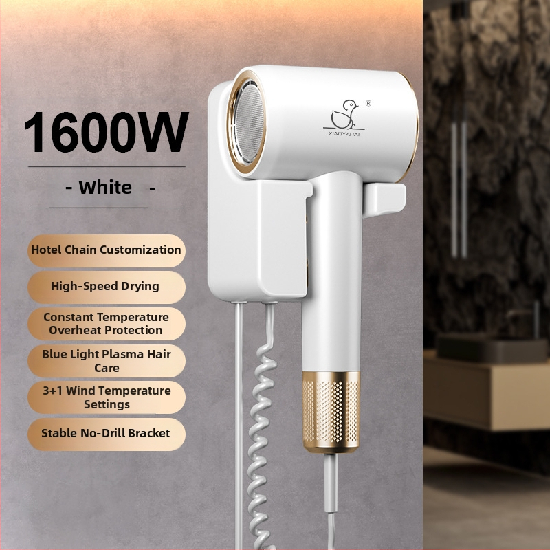 Sušič vlasov na stenu – 1000W, 220V, studený/horúci vzduch, ochrana proti prehriatiu