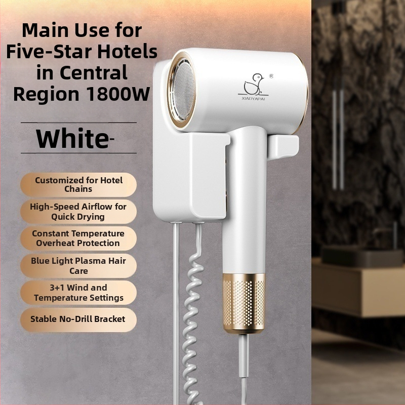 Sušič vlasov na stenu – 1000W, 220V, studený/horúci vzduch, ochrana proti prehriatiu