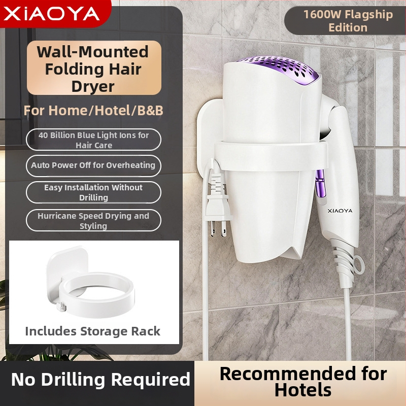 Sušič vlasov na stenu – 1000W, 220V, studený/horúci vzduch, ochrana proti prehriatiu