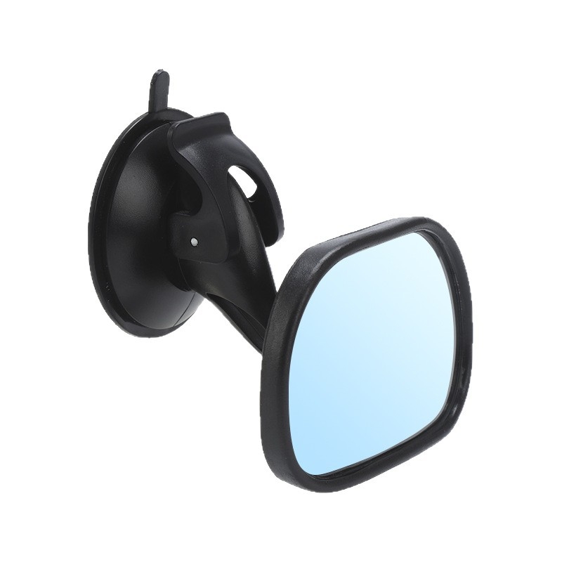 Belső autó tükör babák megfigyelésére, gömb alakú tükör, modell Dm-077, szívócsés rögzítés, üveg tükör PE-házzal