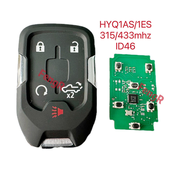 Ključ Chevrolet GMC 4+1 pickup s 46-chip transponderom, 315/433 MHz HYQ1AS/1ES