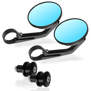 Motociklističko retrovizor – okruglo ogledalo za upravljač od aluminijske legure