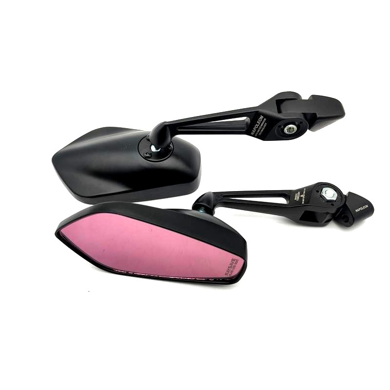 Aos3 aluminijske legure retrovizor za motocikle, opći model, kvadratni, prednje i stražnje zube montaža