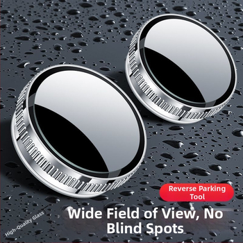 Automobilski retrovizor s usisnom čašom, pomoć za mrtvu zonu, okrugli dizajn, 360° širok vid, ultra-jasan HD