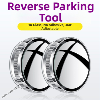 Automobilski retrovizor s usisnom čašom, pomoć za mrtvu zonu, okrugli dizajn, 360° širok vid, ultra-jasan HD