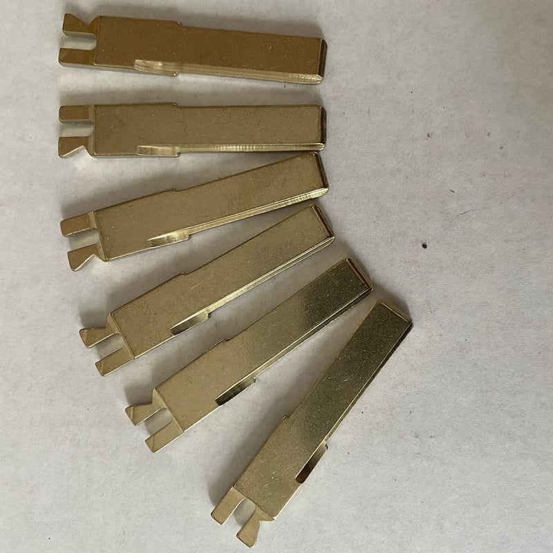 Porsche prazan ključ P-09, ABS kućište i lopatica od bijelog bakra, kompatibilan s modelom 911