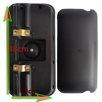 Zadné zrkadlo pre ťažké nákladné auto (Derunman LG1613770051) - kompatibilné s Howo, Auman, Foton, Sinotruk HW, 12/24V