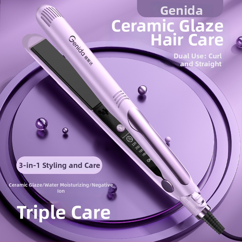 3-v-1 žehlička na vlasy na rovnanie a kučeravé účesy, mokrý a suchý režim, PTC vykurovanie 31 mm, 110–240 V, 40 W