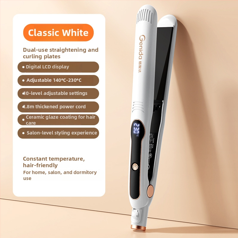 3-v-1 žehlička na vlasy na rovnanie a kučeravé účesy, mokrý a suchý režim, PTC vykurovanie 31 mm, 110–240 V, 40 W