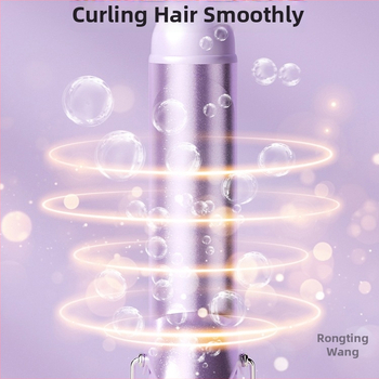 Tri v jednom kulmovač na mokré aj suché vlasy: keramický valec, negatívne ióny, ochrana proti popáleniu a automatické vypnutie — 40 W