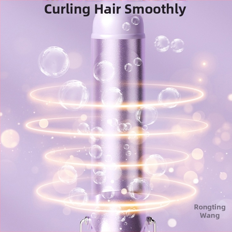 Tri v jednom kulmovač na mokré aj suché vlasy: keramický valec, negatívne ióny, ochrana proti popáleniu a automatické vypnutie — 40 W