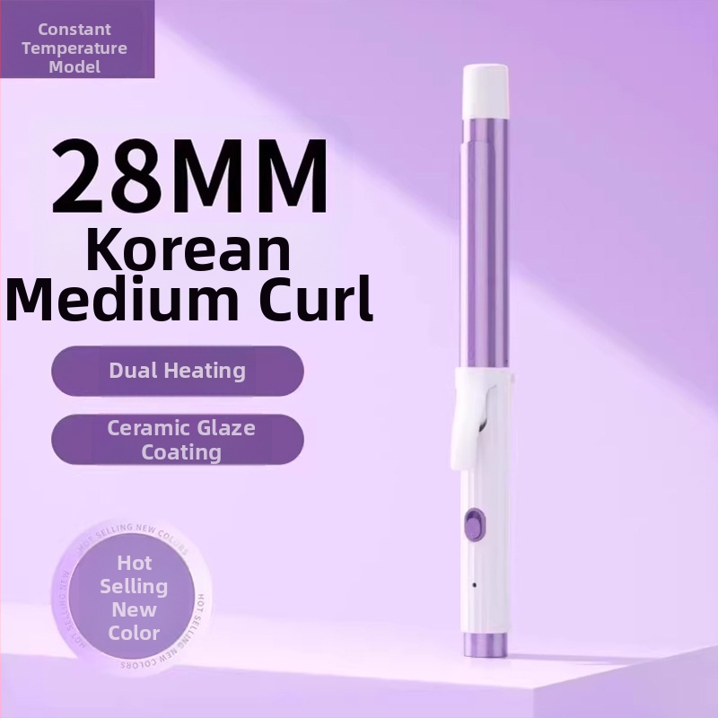 Tri v jednom kulmovač na mokré aj suché vlasy: keramický valec, negatívne ióny, ochrana proti popáleniu a automatické vypnutie — 40 W