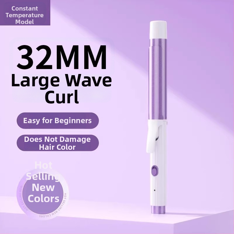 Tri v jednom kulmovač na mokré aj suché vlasy: keramický valec, negatívne ióny, ochrana proti popáleniu a automatické vypnutie — 40 W