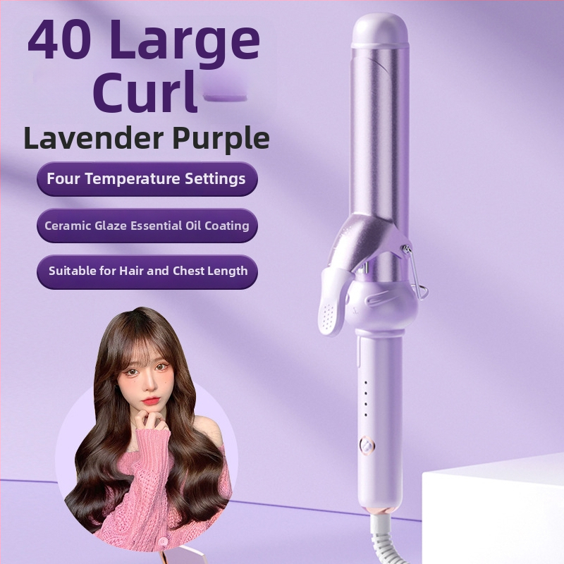 Tri v jednom kulmovač na mokré aj suché vlasy: keramický valec, negatívne ióny, ochrana proti popáleniu a automatické vypnutie — 40 W