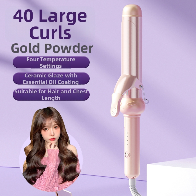 Tri v jednom kulmovač na mokré aj suché vlasy: keramický valec, negatívne ióny, ochrana proti popáleniu a automatické vypnutie — 40 W